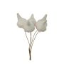 Kunstgemüse Knoblauch THANE mit Draht, 6 Stück, weiß, 3,2cm, Ø2,7cm