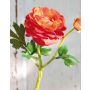 Künstliche Ranunkel KALEA, orange, 35cm, Ø9cm