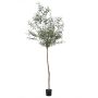 Kunstpflanze Olivenbaum BLAZO mit Früchten, Naturstamm, 210cm