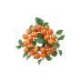 Deko Kranz KERRIE aus Mandarinen, orange, Ø25cm