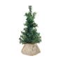Künstlicher Baum Tanne ALDON im Jutesack, 15cm