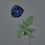 Kunst Rose FREIDA, Eco Collection, royalblau, 65cm, Ø7cm