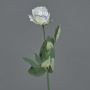 Kunst Rose FREIDA, Eco Collection, weiß-lila, 60cm, Ø4cm
