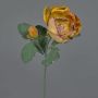 Künstliche Blume Magnolie GARETHO, Eco Collection, orange-gelb, 70cm, Ø10cm