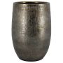 Keramik Pflanzvase ILSE mit Maserung, gold, 30cm, Ø23cm