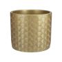 Keramiktopf FERDINANTA mit Muster, gold-metallic, 12,3cm, Ø13,5cm