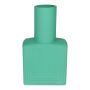 Eckige Vase ORESTINO aus Glas, minze-matt, 13x7,5x22,5cm