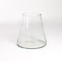 Kerzenglas Kegelform MAX, transparent, 16cm, Ø10cm