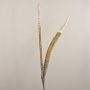 Aloe aristata Deko-Blätter Kunststoffschaum ALESANDRO, Glitzer, braun-gold, 95cm