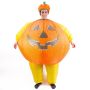 Halloween Dekoration Kürbis Kostüm ENZO, selbstaufblasend, 180cm