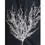 Deko Weidenstrauch FUNA, Steckstab, Glitzer, beschneit, braun, 55cm