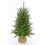 Künstlicher Tannenbaum WELLINGTON, Jutesack, LEDs, 90cm, Ø65cm
