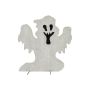 Halloween Dekoration Silhouette Geist SPOOKY GHOST, weiß, 58cm