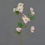 Unechter Zweig Japanischer Hartriegel KOHANA mit Blüten, rosa-creme, 65cm, Ø4-8cm