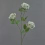 Kohl-Rose Deko Zweig GITTI, grau-blau, 80cm, Ø8-9cm
