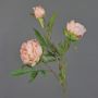 Pfingstrosen Zweig künstlich MANJA, rosa, 70cm, Ø8-10cm