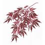 Künstlicher Japanischer Ahornzweig DIRK, schwer brennbar, rot, 70cm