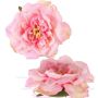 Künstliche Rosenblüte SASKIA, schwimmend, rosa, 5cm, Ø15cm