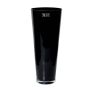 Vase ANNA OCEAN, konische Form, Glas, schwarz, 43cm, Ø18cm