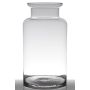 Glas Vase KARIN EARTH, transparent, 45cm, Ø25cm