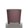 Pflanztopf aus Glas ALENA, altrosa, 16cm, Ø17cm