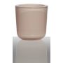 Glas Halter für Teelicht NICK, hellrosa, 7,5cm, Ø7,5cm