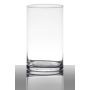 Vase aus Glas SANYA EARTH, Zylinder, transparent, 15cm, Ø9cm