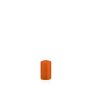 Laternenkerze MAEVA, Stumpen, orange, 10cm, Ø5cm, 23h - Made in Germany