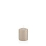 Laternenkerze MAEVA, Stumpen, beige, 8cm, Ø6cm, 29h - Made in Germany