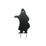 Halloween Dekoration Silhouette Geist SPOOKY GHOST, Metall, schwarz, 75cm