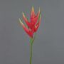 Künstliche Helikonien Blüte TOMKE, rot-grün, 80cm, Ø18cm