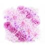 Pfingstrose Dahlie Hortensie Deko Matte EVOLET, rosa, 30x30cm