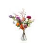 Kunstblumenstrauß FEME, orange-violett, 105cm, Ø40cm