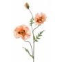 Mohnblume künstlich LOPEZ, creme-rosa, 90cm, Ø10-15cm