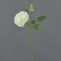 Plastik Rose CESCA, creme, 40cm, Ø9cm