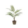 Kleine Kunstpalme Bergpalme ALUVIAL im Terracottatopf, 85cm