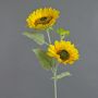 Künstliche Blume Sonnenblume IVONA, gelb, 90cm, Ø6-16cm