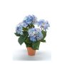 Kunstpflanze Hortensie JONE im Tontopf, blau, 40cm
