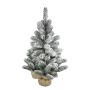 Kunst Tannenbaum INNSBRUCK, Jutesack, beschneit, 60cm, Ø40cm
