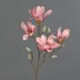 Künstlicher Sternmagnolien Zweig AZULA, rosa, 60cm, Ø9-11cm