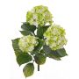 Künstliche Hortensie SAIRA, Steckstab, crossdoor, grün-creme, 40cm, Ø11-13cm