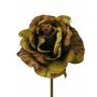 Künstliche Rose VIKI, olivgrün, 25cm, Ø12cm