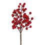 Deko Schneebeeren Zweig VROSTI, Beeren, rot, 35cm