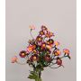 Kunstblumen Strauß Chrysanthemen klein WEMKE, burgunderrot, 35cm, Ø13cm
