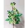 Unechter Zweig Holunderbeeren CHATANGA mit Früchten, grün-rot, 60cm