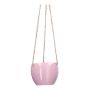 Dolomit Hängeampel DOMINGOS, rosa, 8,5/44cm, Ø10,8cm