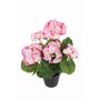 Kunstblume Geranie ELISABETTA im Dekotopf, rosa-pink, 35cm