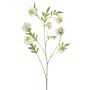 Kunstzweig Scabiosa RUXTER, weiß, 115cm