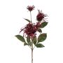 Deko Zweig Chrysantheme MIRANE, burgunderrot, 70cm