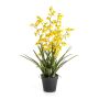 Kunstblume Oncidium Orchidee LAFILEA im Dekotopf, gelb, 100cm
